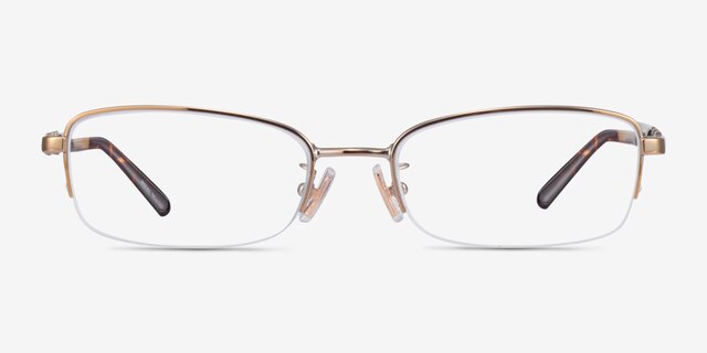 Coach HC5097 Light Gold MetalEyeglass Frames from EyeBuyDirect, Front View