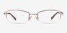 Coach HC5097 Light Gold MetalEyeglass Frames from EyeBuyDirect, Front View