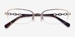 Coach HC5097 Light Gold MetalEyeglass Frames from EyeBuyDirect, Closed View