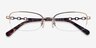 Coach HC5097 Light Gold MetalEyeglass Frames from EyeBuyDirect, Closed View