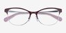 Coach HC5111 Burgundy Silver MetalEyeglass Frames from EyeBuyDirect, Closed View