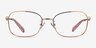 Coach HC5119 Rose Gold MetalEyeglass Frames from EyeBuyDirect, Front View