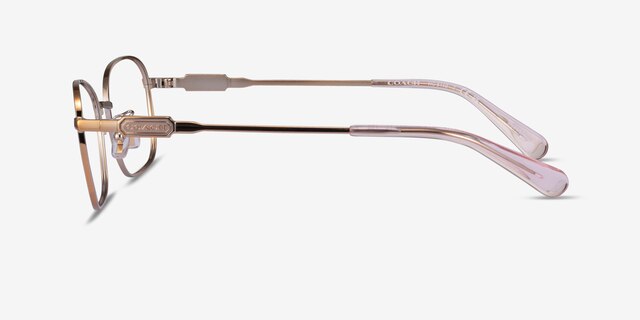 Coach HC5119 Rose Gold MetalEyeglass Frames from EyeBuyDirect, Side View
