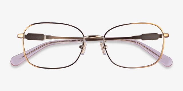 Coach HC5119 Rose Gold MetalEyeglass Frames from EyeBuyDirect, Closed View