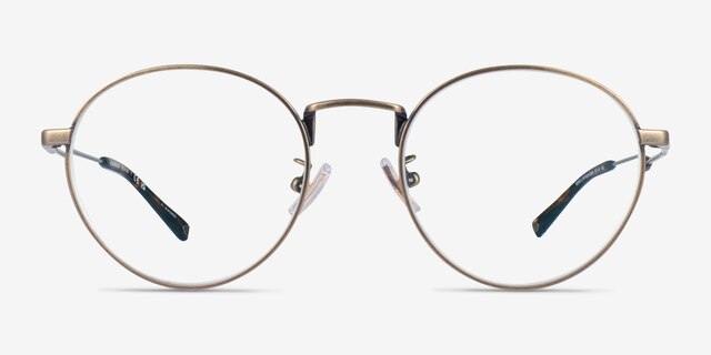 Coach HC5120 Antique Gold MetalEyeglass Frames from EyeBuyDirect, Front View