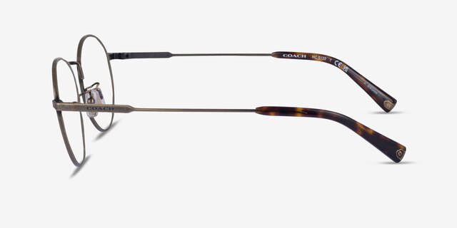 Coach HC5120 Antique Gold MetalEyeglass Frames from EyeBuyDirect, Side View