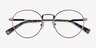 Coach HC5120 Antique Gold MetalEyeglass Frames from EyeBuyDirect, Closed View