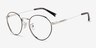 Coach HC5120 Black Silver MetalEyeglass Frames from EyeBuyDirect, Angle View