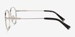 Coach HC5120 Black Silver MetalEyeglass Frames from EyeBuyDirect, Side View