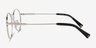 Coach HC5120 Black Silver MetalEyeglass Frames from EyeBuyDirect, Side View