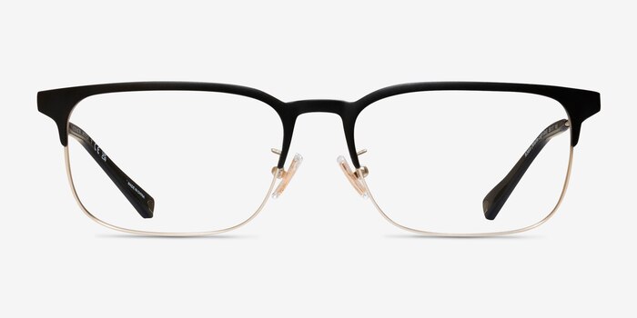 Coach HC5121 Matte Black Gold Metal Eyeglass Frames from EyeBuyDirect