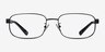 Coach HC5123 Black MetalEyeglass Frames from EyeBuyDirect, Front View