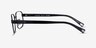 Coach HC5123 Black MetalEyeglass Frames from EyeBuyDirect, Side View