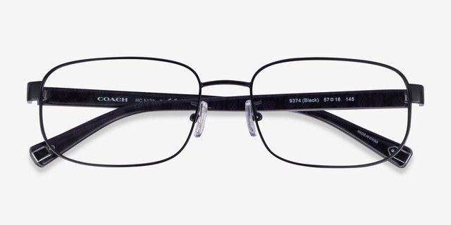 Coach HC5123 Black MetalEyeglass Frames from EyeBuyDirect, Closed View
