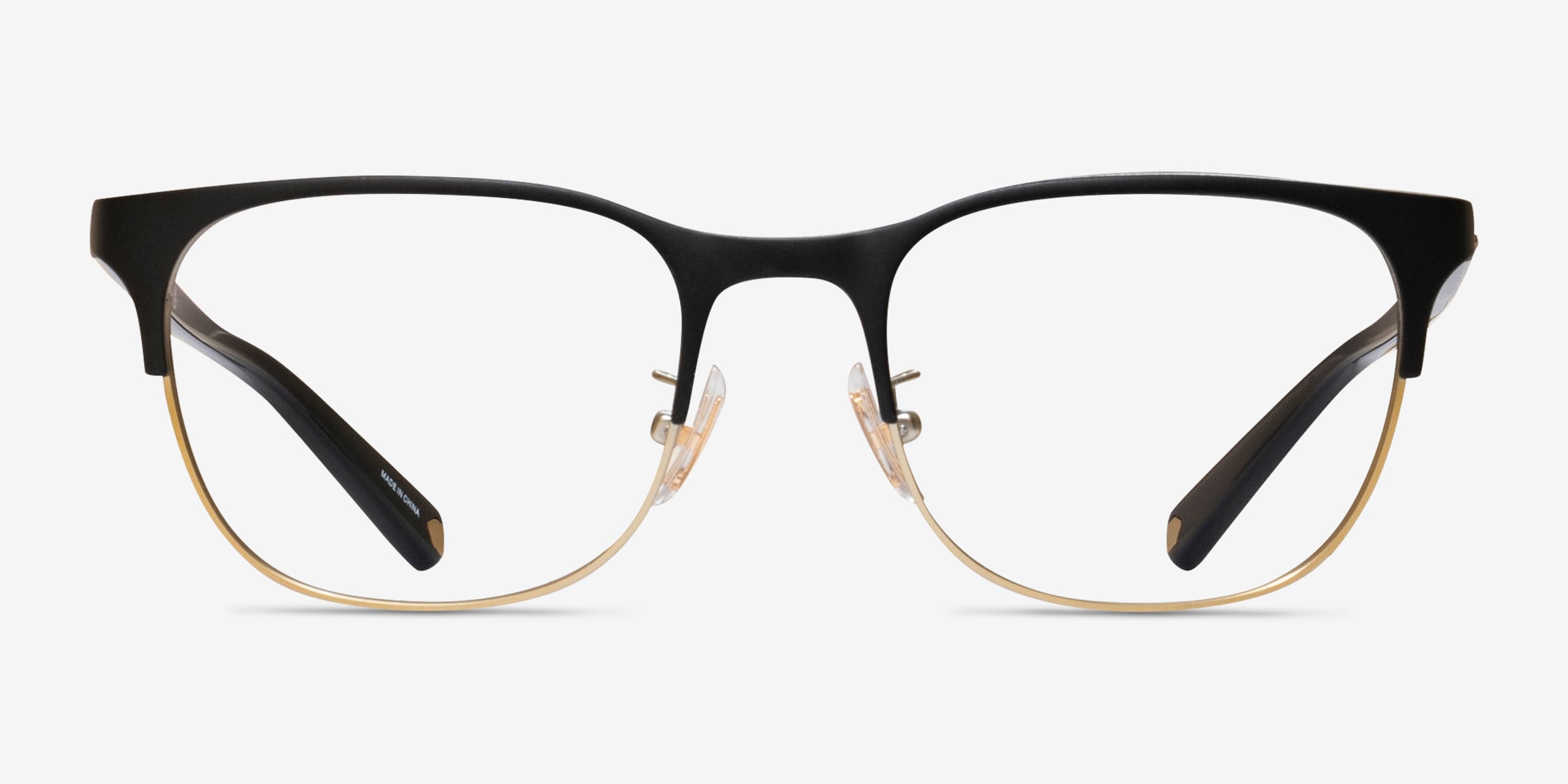Coach HC5131 - Square Black Gold Frame Eyeglasses | Eyebuydirect