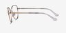 Coach HC5137 Shiny Rose Gold MetalEyeglass Frames from EyeBuyDirect, Side View