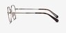 Coach HC5141 Shiny Light Gold MetalEyeglass Frames from EyeBuyDirect, Side View