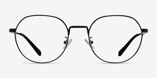 Coach HC5141 Black MetalEyeglass Frames from EyeBuyDirect, Front View