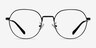 Coach HC5141 Black MetalEyeglass Frames from EyeBuyDirect, Front View
