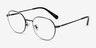 Coach HC5141 Black MetalEyeglass Frames from EyeBuyDirect, Angle View