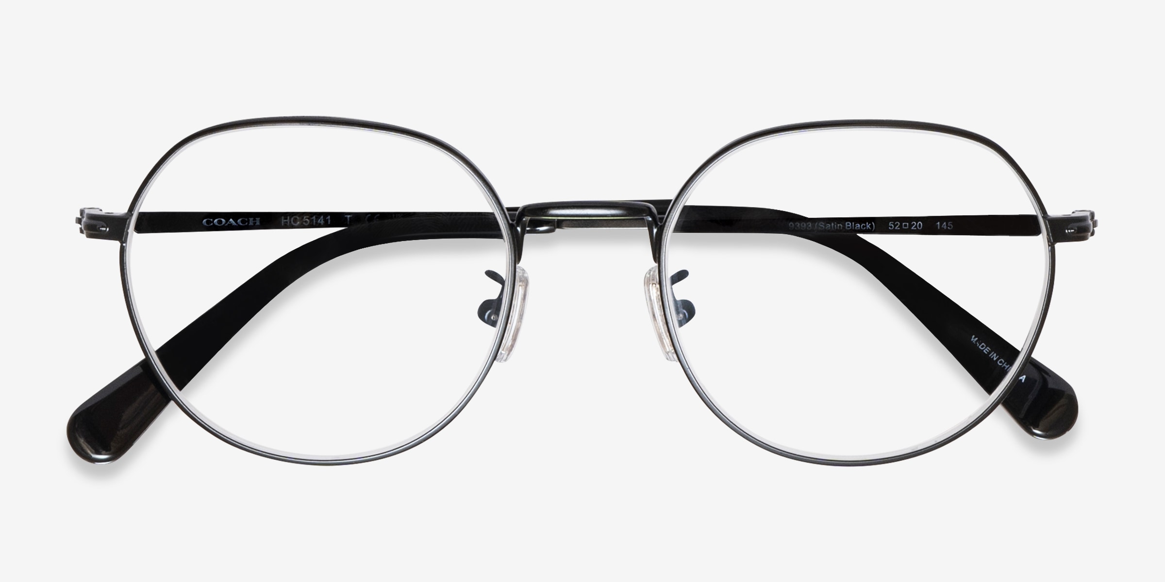 Coach HC5141 Round Black Frame Eyeglasses Eyebuydirect Canada