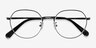 Coach HC5141 Black MetalEyeglass Frames from EyeBuyDirect, Closed View