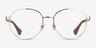 Ralph RA6050 Shiny Gold MétalMontures de lunettes de vue d'EyeBuyDirect, Vue de Face