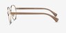 Ralph RA6050 Shiny Gold MétalMontures de lunettes de vue d'EyeBuyDirect, Vue de Côté