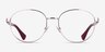 Ralph RA6050 Shiny Rose Gold MetalEyeglass Frames from EyeBuyDirect, Front View