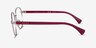 Ralph RA6050 Shiny Rose Gold MetalEyeglass Frames from EyeBuyDirect, Side View