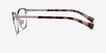 Ralph RA6055 Shiny Silver MetalEyeglass Frames from EyeBuyDirect, Side View