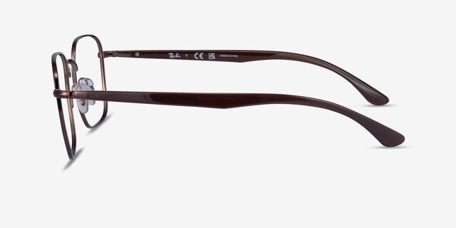 Ray-Ban RB6469 Matte Bronze MetalEyeglass Frames from EyeBuyDirect, Side View