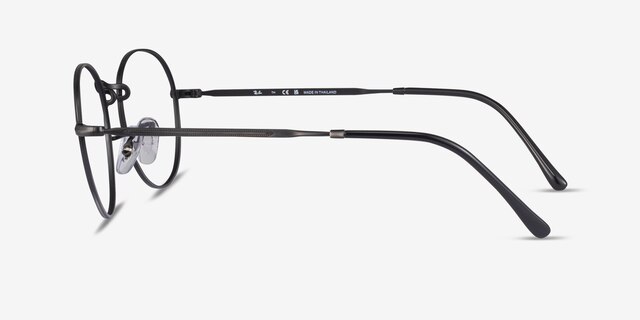 Ray-Ban RB3582V David Black Bronze Gradient MetalEyeglass Frames from EyeBuyDirect, Side View