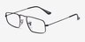 Ray-Ban RB3957V Julie Shiny Black MétalMontures de lunettes de vue d'EyeBuyDirect, Vue d'Angle