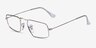 Ray-Ban RB3957V Julie Shiny Silver MetalEyeglass Frames from EyeBuyDirect, Angle View