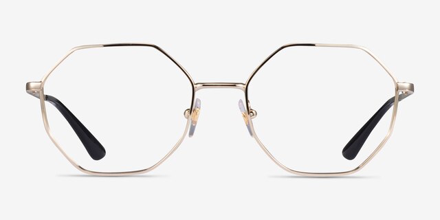Vogue Eyewear VO4094 Shiny Gold MetalEyeglass Frames from EyeBuyDirect, Front View