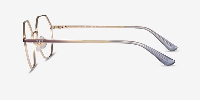 Vogue Eyewear VO4094 Gold Purple MetalEyeglass Frames from EyeBuyDirect, Side View