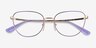Vogue Eyewear VO4229 Purple Gold MetalEyeglass Frames from EyeBuyDirect, Closed View