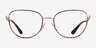 Vogue Eyewear VO4229 Tortoise Gold MetalEyeglass Frames from EyeBuyDirect, Front View