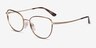 Vogue Eyewear VO4229 Tortoise Gold MetalEyeglass Frames from EyeBuyDirect, Angle View