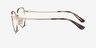 Vogue Eyewear VO4229 Tortoise Gold MetalEyeglass Frames from EyeBuyDirect, Side View