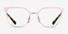 Vogue Eyewear VO4249 Pink Gold MetalEyeglass Frames from EyeBuyDirect, Front View