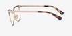 Vogue Eyewear VO4249 Pink Gold MetalEyeglass Frames from EyeBuyDirect, Side View