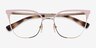 Vogue Eyewear VO4249 Pink Gold MetalEyeglass Frames from EyeBuyDirect, Closed View