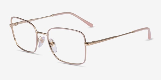 Vogue Eyewear VO4252 Pink Gold MetalEyeglass Frames from EyeBuyDirect, Angle View