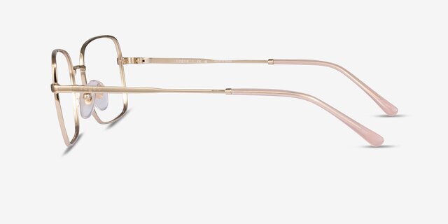 Vogue Eyewear VO4252 Pink Gold MetalEyeglass Frames from EyeBuyDirect, Side View