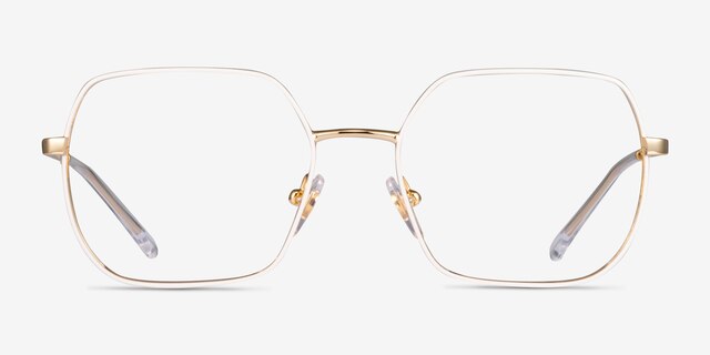Vogue Eyewear VO4253 White Gold MetalEyeglass Frames from EyeBuyDirect, Front View