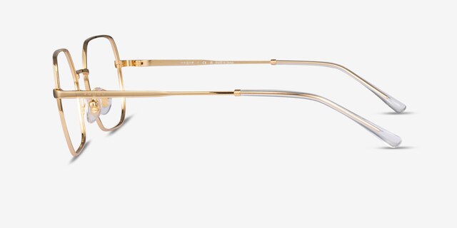 Vogue Eyewear VO4253 White Gold MetalEyeglass Frames from EyeBuyDirect, Side View