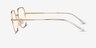 Vogue Eyewear VO4253 White Gold MetalEyeglass Frames from EyeBuyDirect, Side View