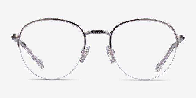 Vogue Eyewear VO4263 Shiny Silver MetalEyeglass Frames from EyeBuyDirect, Front View
